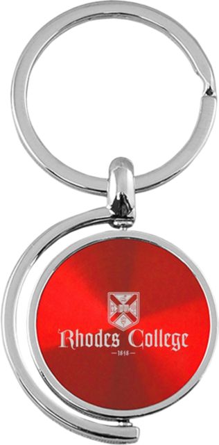 Rhodes College Spinner Key Tag