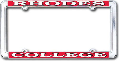 Rhodes College Thin Dome License Plate Frame