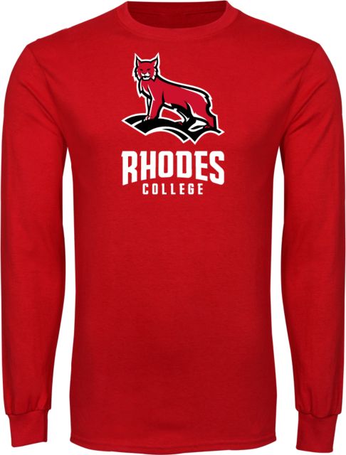 Rhodes Red Long Sleeve T Shirt Lynx and Bridge - ONLINE ONLY