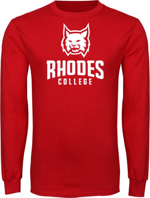 Rhodes Red Long Sleeve T Shirt Lynx Head - ONLINE ONLY